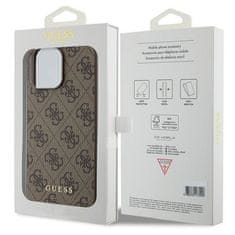 Apple Obal / kryt na Apple iPhone 15 PRO MAX hnědý - original GUESS GUHCP15XG4GFBR