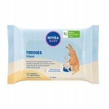 Nivea Nivea - Baby Toddies Wipes - Čisticí vlhčené ubrousky s pečujícím mandlovým extraktem 57.0ks 