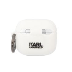 Karl Lagerfeld NFT Choupette silikonový kryt pro AirPods 3, černý Bílá