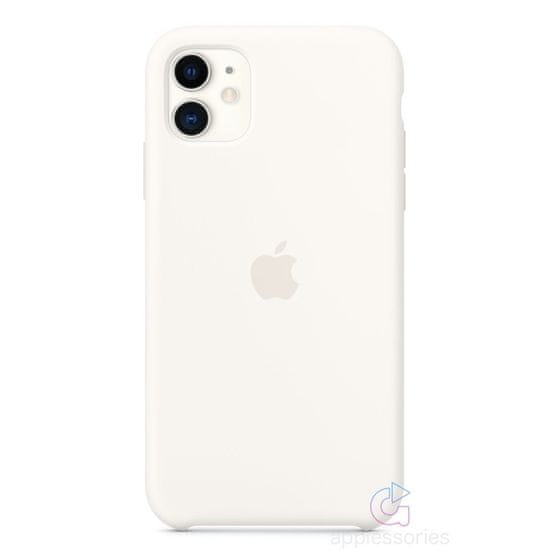 Apple silikonový kryt na iPhone 11 Bílá