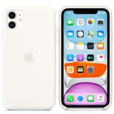 Apple silikonový kryt na iPhone 11 Bílá