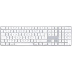 Apple Magic Keyboard s numerickým blokem CZ Stříbrná