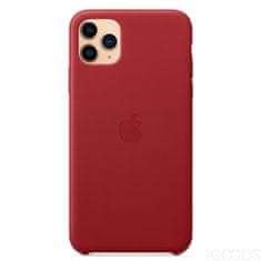 Apple kožený kryt na iPhone 11 Pro Max Červená