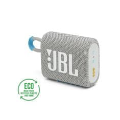 JBL GO 3 ECO bezdrátový reproduktor, bílý Bílá
