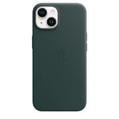 Apple kožený kryt s MagSafe na iPhone 14 Piniově zelená