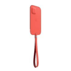 Apple Originální Apple kožené pouzdro MagSafe pro iPhone 12 mini - Červená KP28765