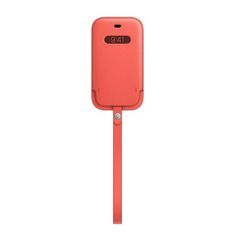 Apple Originální Apple kožené pouzdro MagSafe pro iPhone 12 mini - Červená KP28765