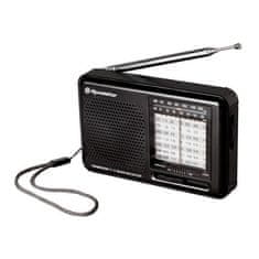 Roadstar Rádio , TRA-2989, přenosné, AM,FM,SW 1-7, výstup na sluchátka