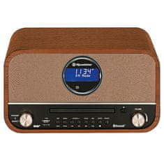 Rádio , HRA-1782NBT, retro, CD/MP3 přehrávač, FM RDS, bluetooth, LCD displej, dálkový ovladač