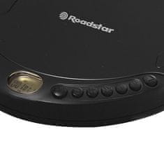 Roadstar Přehrávač , PCD-498MP/BK, antishock, LCD displej, CD.CD-R, RW, MP3/WMA, baterie