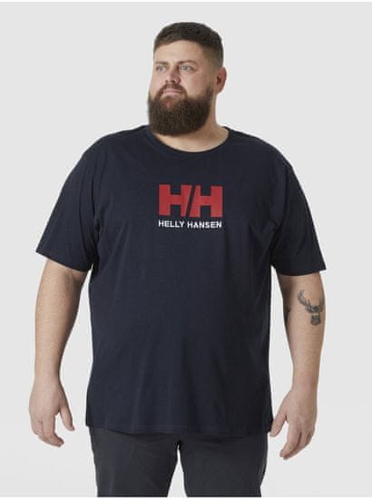 Helly Hansen Tmavě modré pánské tričko HELLY HANSEN HH Logo