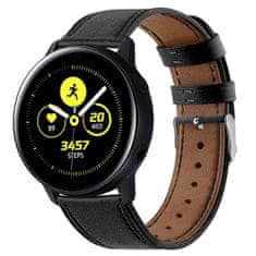 BStrap Leather Italy řemínek na Garmin Vivoactive 5, black