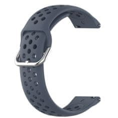 BStrap Silicone Dots řemínek na Garmin Vivoactive 5, dark gray