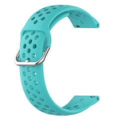 BStrap Silicone Dots řemínek na Garmin Vivoactive 5, teal