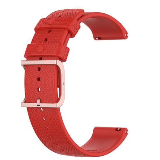 BStrap Silicone Rain řemínek na Garmin Vivoactive 5, red