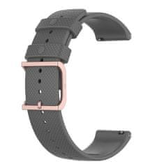 BStrap Silicone Rain řemínek na Garmin Vivoactive 5, dark gray