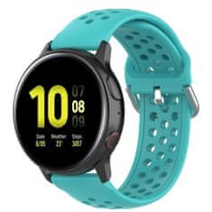 BStrap Silicone Dots řemínek na Garmin Vivoactive 5, teal