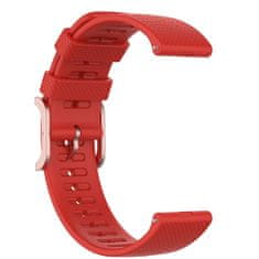 BStrap Silicone Rain řemínek na Garmin Vivoactive 5, red