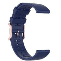 BStrap Silicone Rain řemínek na Garmin Vivoactive 5, dark blue