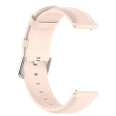 BStrap Leather Lux řemínek na Garmin Vivoactive 5, sand pink