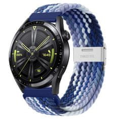 BStrap Elastic Nylon 2 řemínek na Garmin Vivoactive 5, blueberry