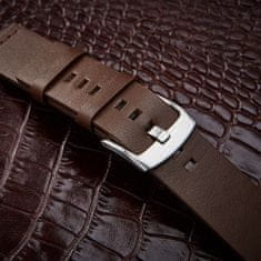 BStrap Fine Leather řemínek na Garmin Vivoactive 5, brown