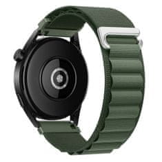 BStrap Nylon Loop řemínek na Garmin Vivoactive 5, green