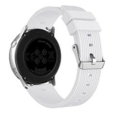 BStrap Silicone Line (Small) řemínek na Garmin Vivoactive 5, white