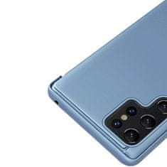 MG Clear View knížkové pouzdro na Samsung Galaxy S24 Plus, modré