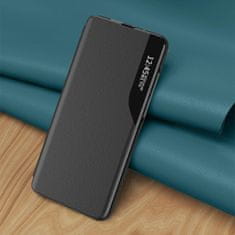MG Eco Leather View knížkové pouzdro na Samsung Galaxy S24 Plus, černé