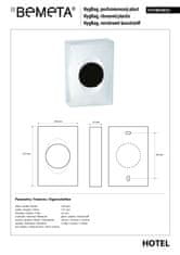 BPS-koupelny Zásobník hygienických sáčků (HygBag), plast, lesk - 101403032
