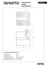 BPS-koupelny Ikona – Kouření povoleno, čtverec, mat - 111022015