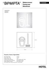 BPS-koupelny Ikona – Úklidová místnost, čtverec, lesk - 111022092