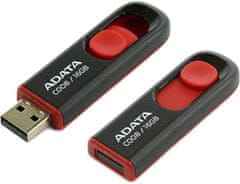 HADEX ADATA flashdisk 64GB USB 2.0 C008 černo/červená (potisk)