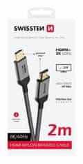 SWISSTEN kabel HDMI na HDMI 8K 60Hz 2,0 m (75501201)