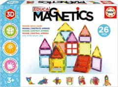 Educa Magnetická stavebnice Magnetics 26 díků