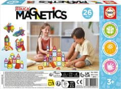 Educa Magnetická stavebnice Magnetics 26 díků