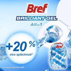 Bref Brilliant Gel All in 1 Artic Ocean WC blok 3x42 g