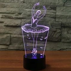 APT ZD98H Noční LED RGB lampička 3D baletka