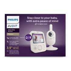 Philips Avent Chůvička dětská video SCD891/26 + NATTOU Uspáváček 4v1 Sleepy Bear Pale Brown 0m+