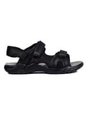 Amiatex Trendy dámské sandály černé na plochém podpatku, černé, 36