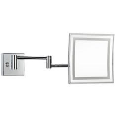 BPS-koupelny Kosmetické zrcátko s LED osvětlením, 225 × 225 mm - 116301812