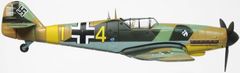 Oxford Messerschmitt Bf-109F-4, Luftwaffe, 9./JG 3, Ofw. Eberhard von Boremski, východní fronta, 1942, 1/72