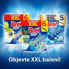 Bref Power Aktiv Pine tuhý WC blok 6 x 50 g