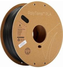 tisková struna (filament), PolyTerra PLA, 1,75mm, 1kg, černá (PM70820)
