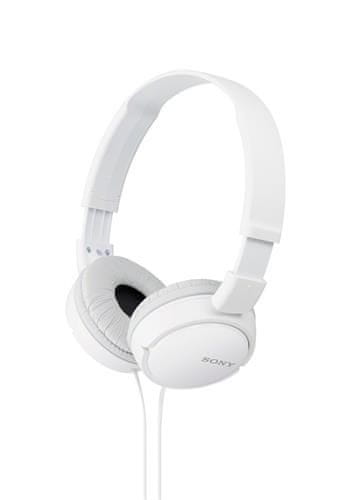 Sony MDR-ZX110 - sluchátka, uzavřená, 12 Hz – 22 kHz, 98 dB/mW, 24ohmů, bílé