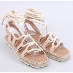 Vázané espadrillové sandály Apricot velikost 41