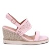 Elegantní sandály espadrille Pink velikost 40