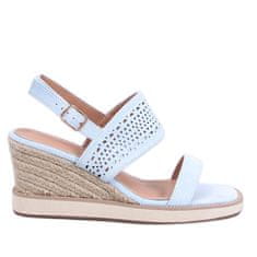 Espadrilky na platformách Blue velikost 40