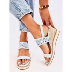 Espadrilky na platformách Blue velikost 40